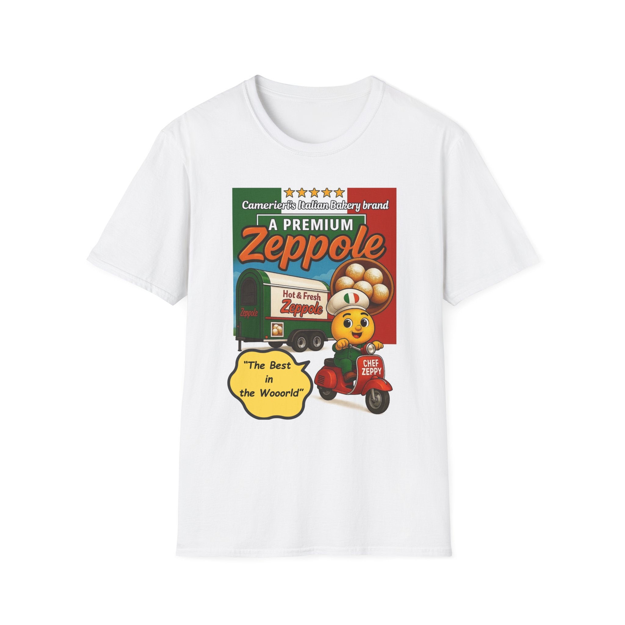 Zeppole Food Truck T-Shirt Printify