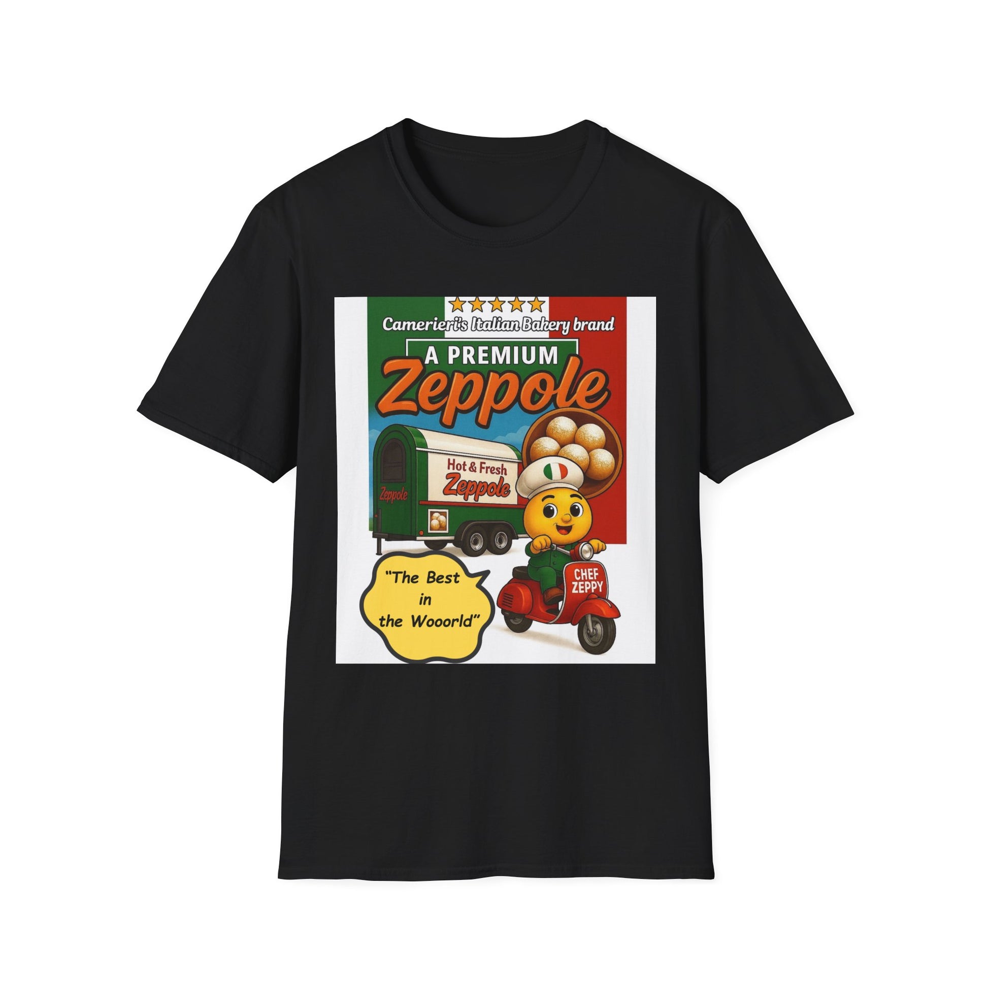 Zeppole Food Truck T-Shirt Printify