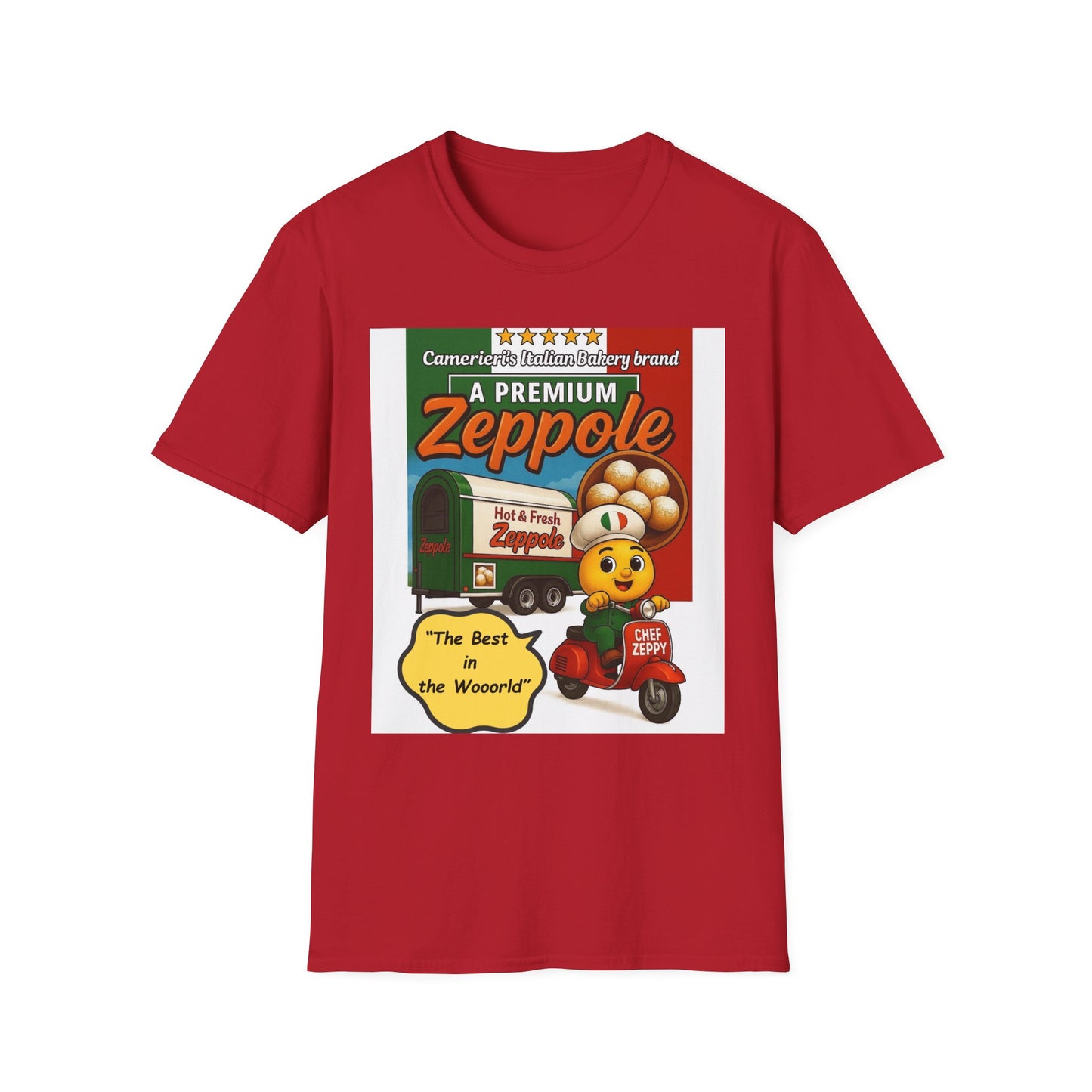 Zeppole Food Truck T-Shirt Printify