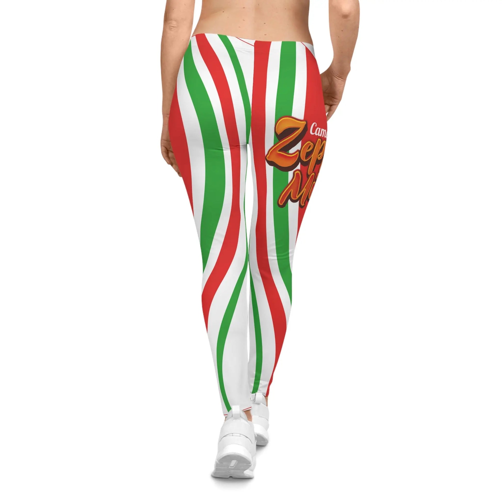Zeppole Mix Logo Women's Casual Leggings Printify