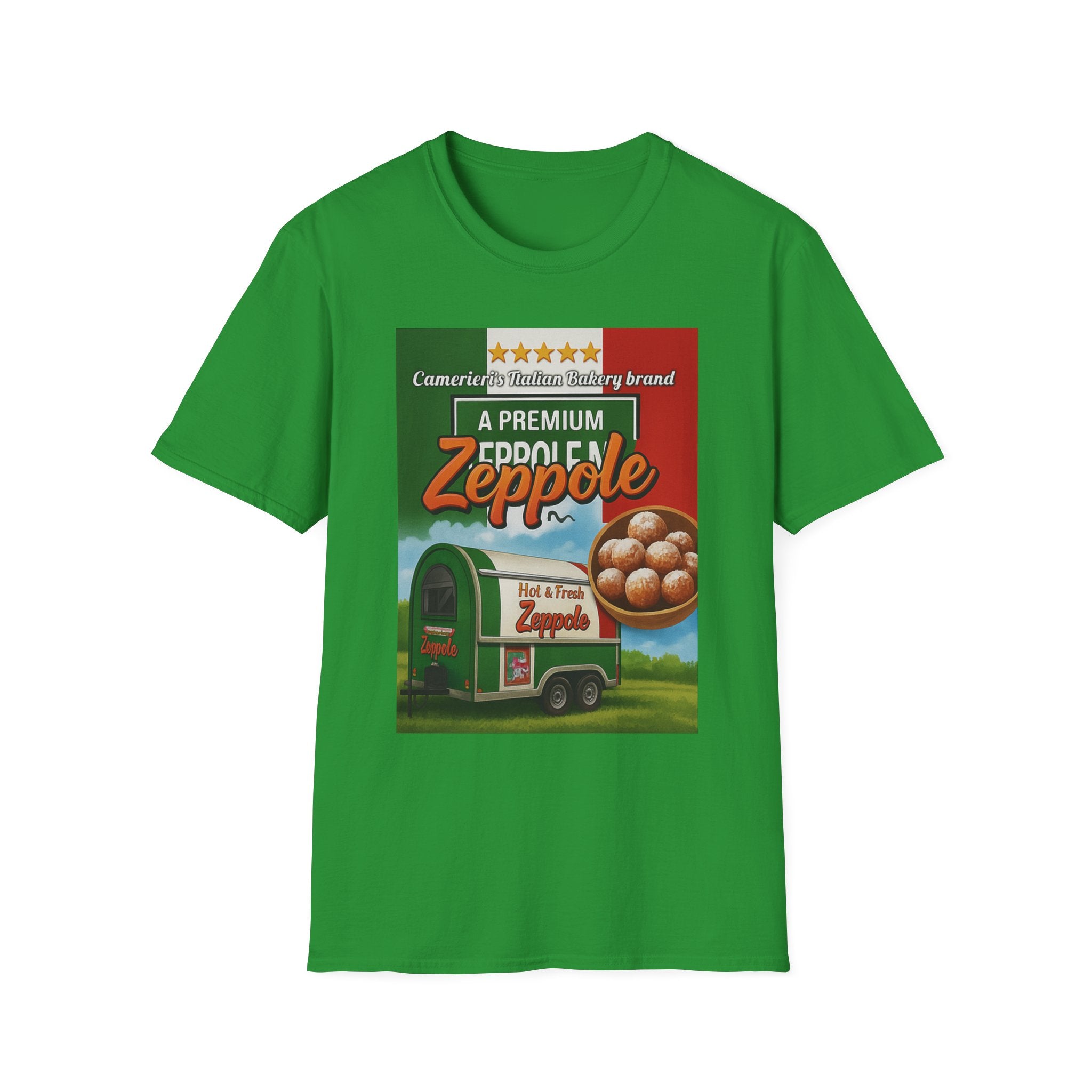 Zeppole Trailer T-Shirt BOTH SIDES Camerieri's Zeppole Mix